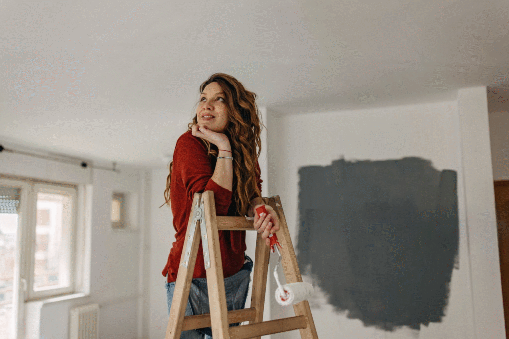 3 couches de peinture et toujours des traces
