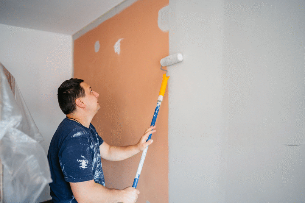 3 couches de peinture et toujours des traces