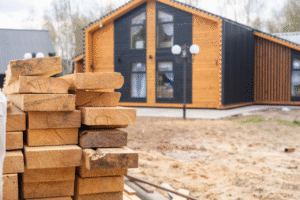 chalet en bois habitable livré monté 80m2