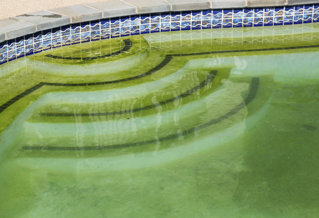 eau de piscine verte remède de grand-mère