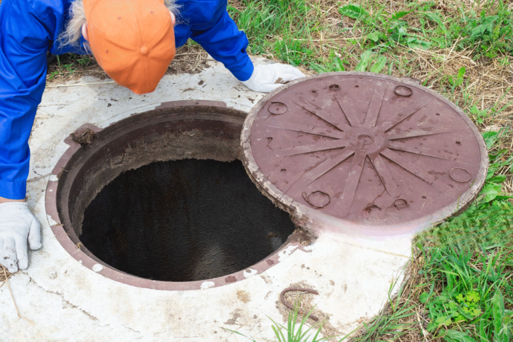 fosse septique béton ancienne