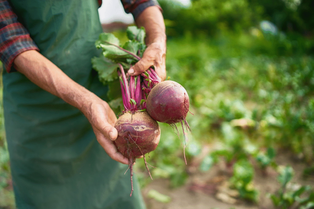 peut-on laisser les betteraves rouges en terre