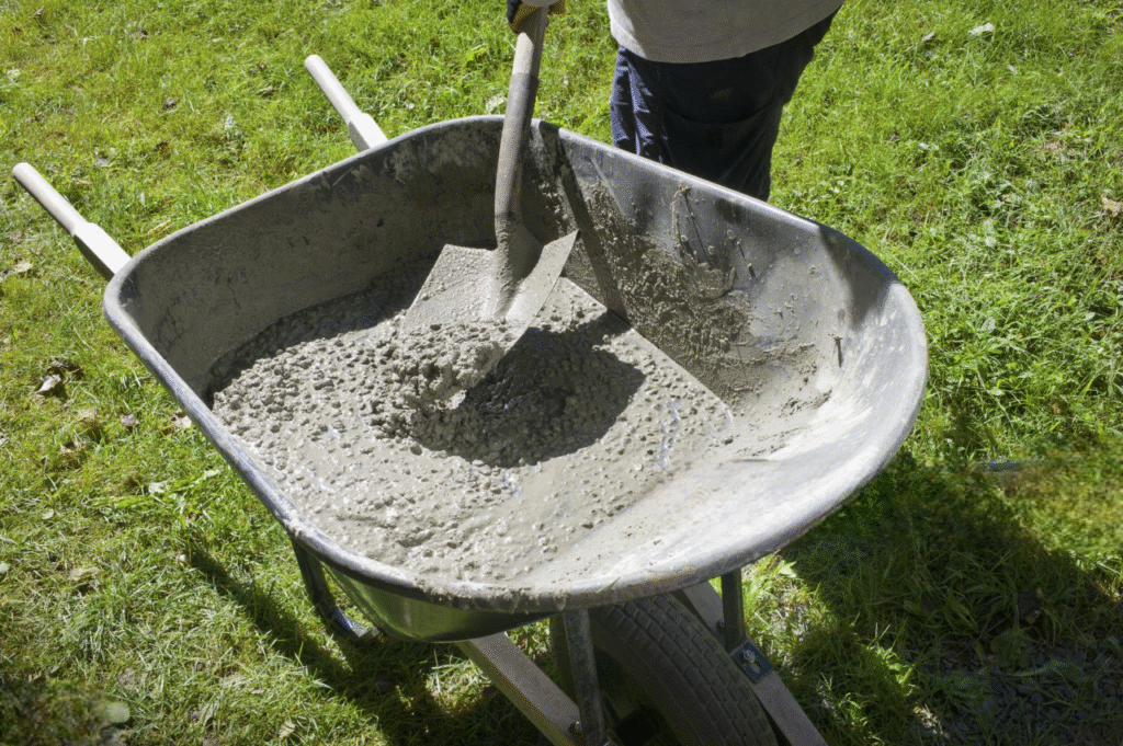 Dosage béton 350 kg avec mélange sable gravier